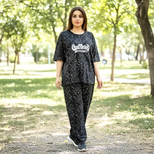 ست تیشرت شلوار لانگ مدل کارین