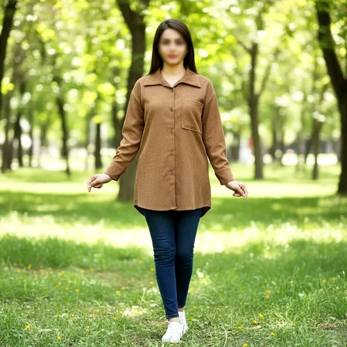 مانتو مخمل سایز مدیوم کد242