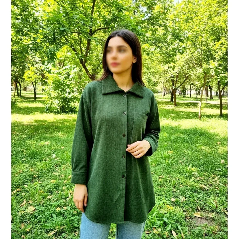 مانتو مخمل سایز مدیوم کد 243